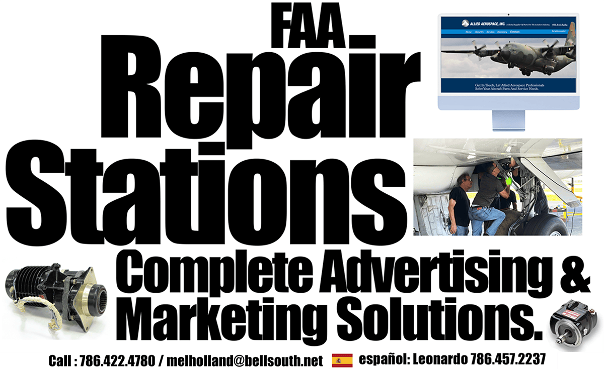 FAA Repair Stations complete advertising and marketing solutions.