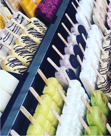 Miami skyline at the bay.